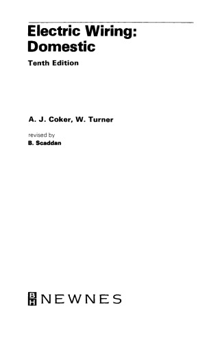 Electric Wiring. Domestic