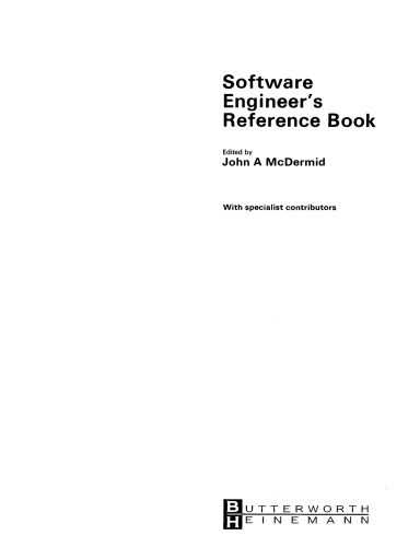 Software Engineer's Reference Book