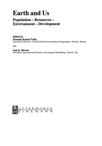 Earth and Us. Population–Resources–Environment–Development