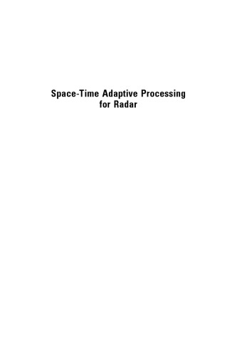 Space-time adaptive processing for radar