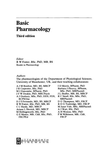 Basic Pharmacology