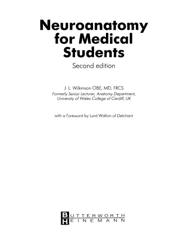 Neuroanatomy for Medical Students