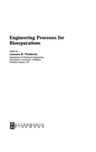 Engineering Processes for Bioseparations