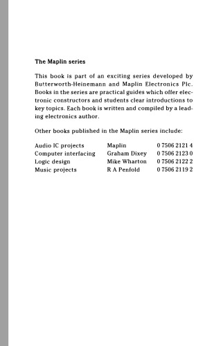 Starting Electronics. All You Need to Get a Grounding in Practical Electronics