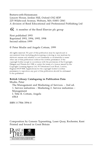 Management and Marketing of Services