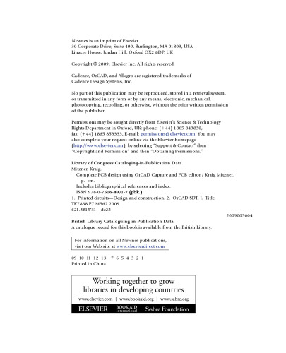 Complete PCB Design Using Or: CAD Capture and PCB Editor