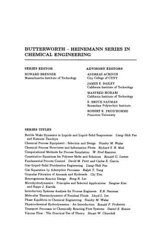 Microhydrodynamics. Principles and Selected Applications