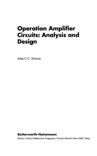 Operational Amplifier Circuits. Analysis and Design