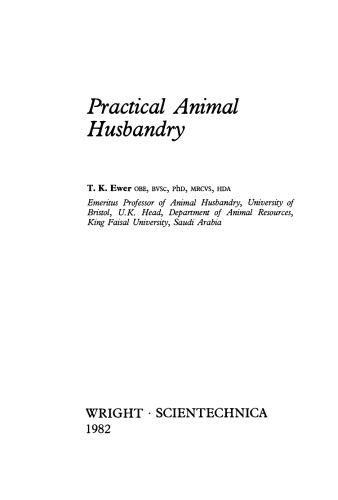 Practical Animal Husbandry