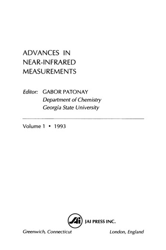 Advances in Near-Infrared Measurements