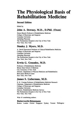 The Physiological Basis of Rehabilitation Medicine