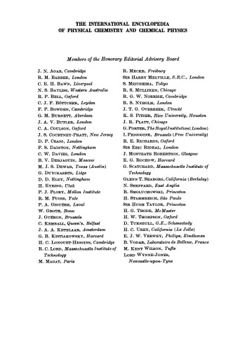 Equilibrium Statistical Mechanics