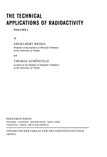 The Technical Applications of Radioactivity