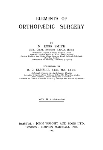 Elements of Orthopaedic Surgery
