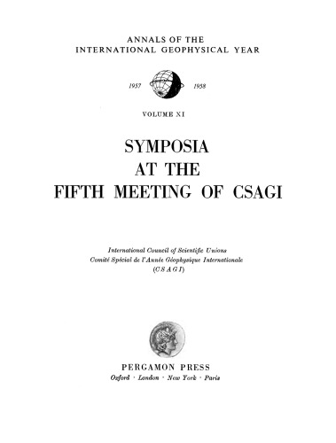 Symposia At the Fifth Meeting of CSAGI