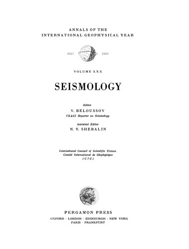 Seismology