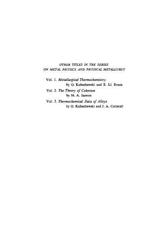 A Handbook of Lattice Spacings and Structures of Metals and Alloys