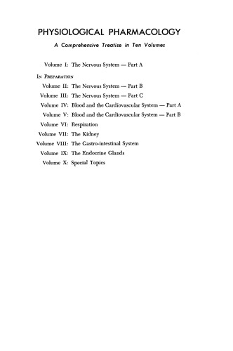 The Nervous System. Central Nervous System Drugs