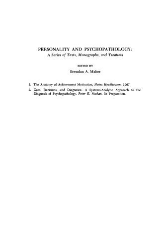 The Anatomy of Achievement Motivation