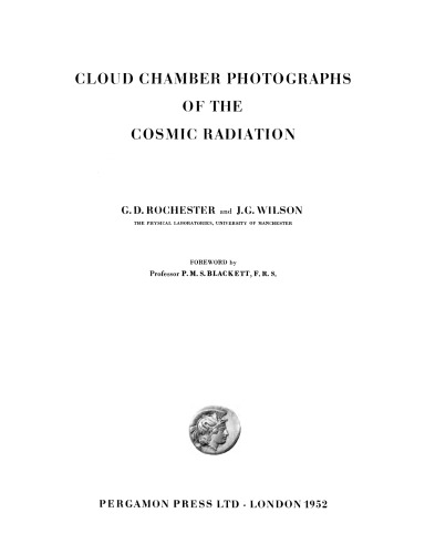 Cloud Chamber Photographs of the Cosmic Radiation