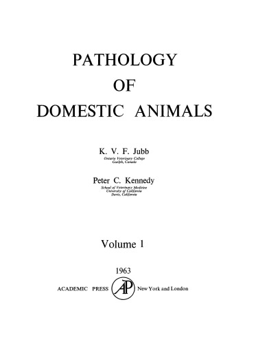Pathology of Domestic Animals