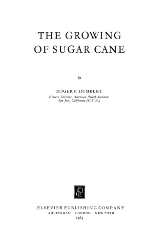 The Growing of Sugar Cane