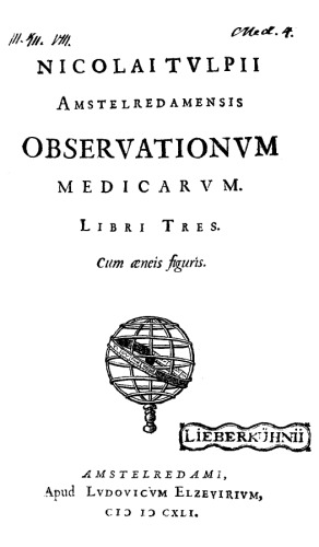 Observationum Medicarum. Libri tres