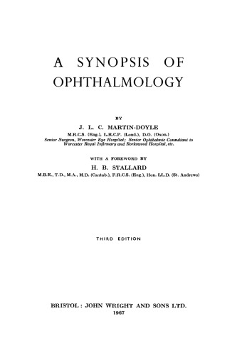 A Synopsis of Ophthalmology