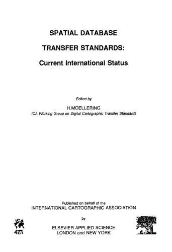Spatial Database Transfer Standards. Current International Status