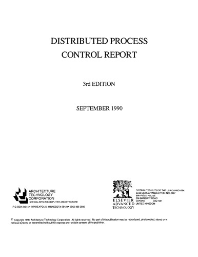 Distributed Process Control Report