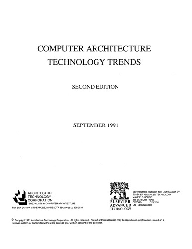 Computer Architecture Technology Trends
