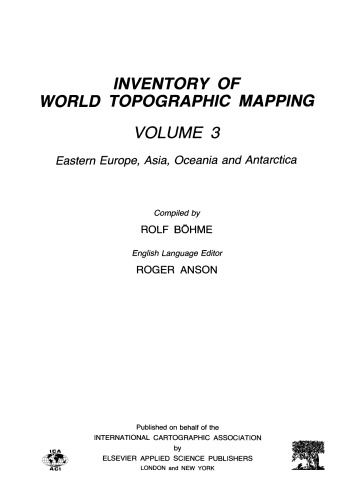 Eastern Europe, Asia, Oceania and Antarctica. Eastern Europe, Asia, Oceania and Antarctica