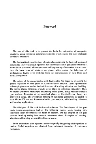 Analysis of Composite Structures