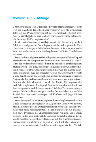 Praktische Psychopharmakotherapie