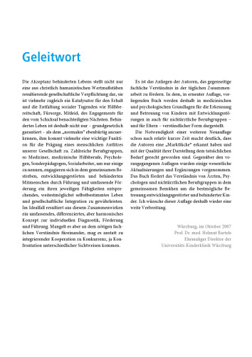 Entwicklungsstörungen bei Kindern. Praxisleitfaden für die interdisziplinäre Betreuung