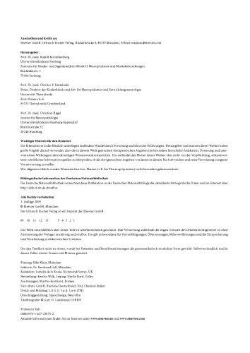 Neurologische Therapie im Kindesalter. Evidenzbasierte Therapie