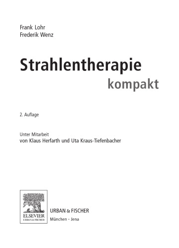 Strahlentherapie kompakt