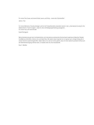 Bewegungserhaltende Wirbelsäulenchirurgie