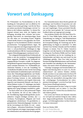 Diagnosenübergreifende und multimodale Psychoedukation