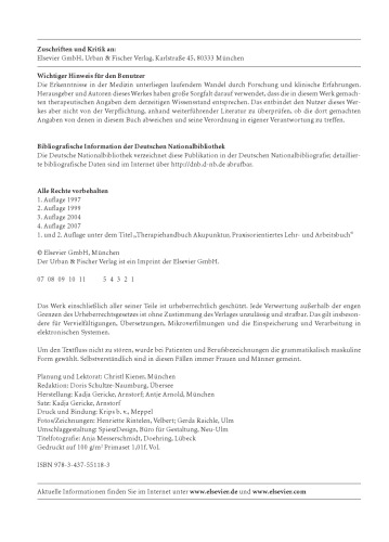 Praxishandbuch Akupunktur