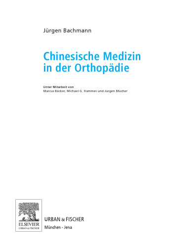 Chinesische Medizin in der Orthopädie
