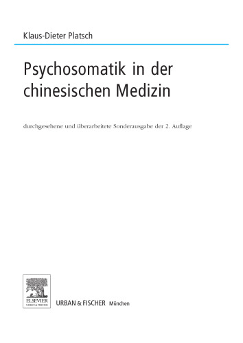 Psychosomatik in der Chinesischen Medizin