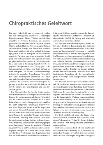 Die Praxis der manuellen Therapie. Physiologie, Neurologie und Psychologie