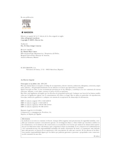 Atlas de Anestesia Regional