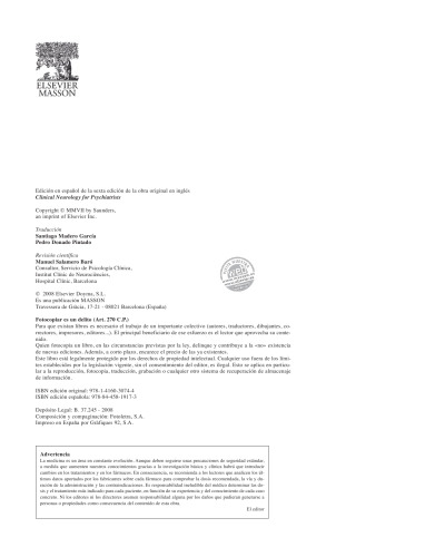 Neurología clínica para psiquiatras