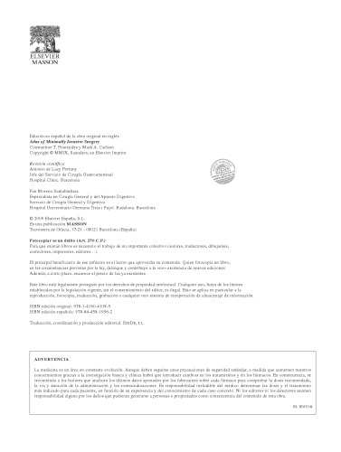 Atlas de Cirugía Mínimamente Invasiva