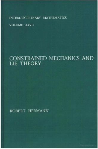 Constrained mechanics and Lie theory