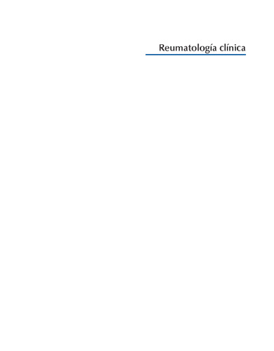 Reumatología Clínica