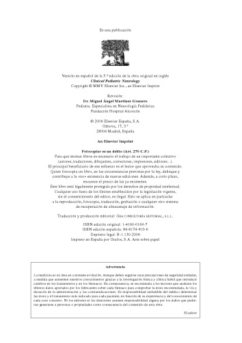 Neurología pediátrica clínica. Un Enfoque por Signos y Síntomas