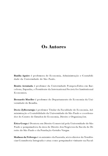 Direito e Economia. Análise Econômica Do Direito E Das Organizações